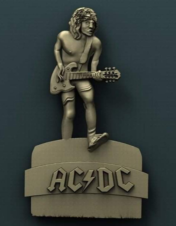 AC/DC Rock Wood Carving With - All American Woodworks