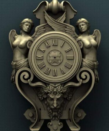 Baroque Clock Face