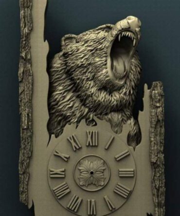 Grizzly Clock