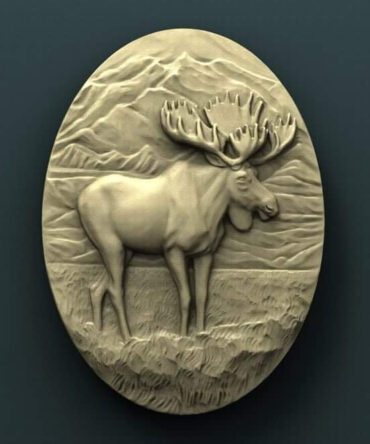 Moose Plaque