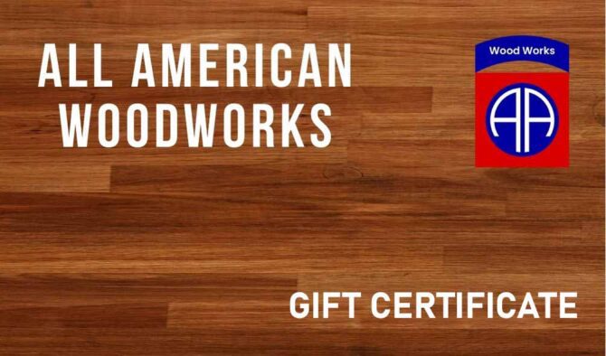 Kraft Wood works Vintage Business Card 5 1