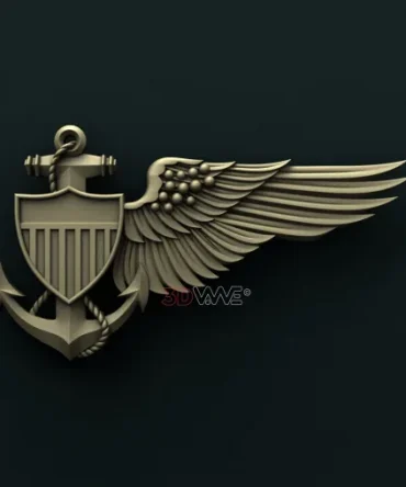 1408. US NAVY Balloon Pilot Badge