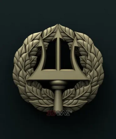 1412. Navy Command Ashore Badge