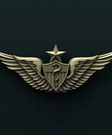 1417. Army Senior Flight Surgeon Badge