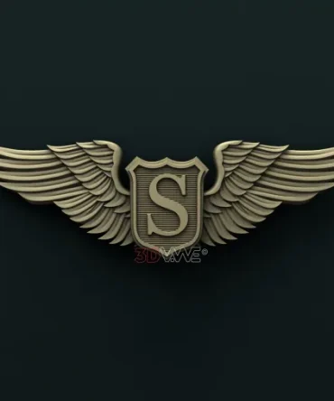 1424. WW2 USAF ARMY AIR CORPS SERVICE S PILOT WINGS