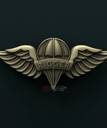 1430. Army Pararigger Badge