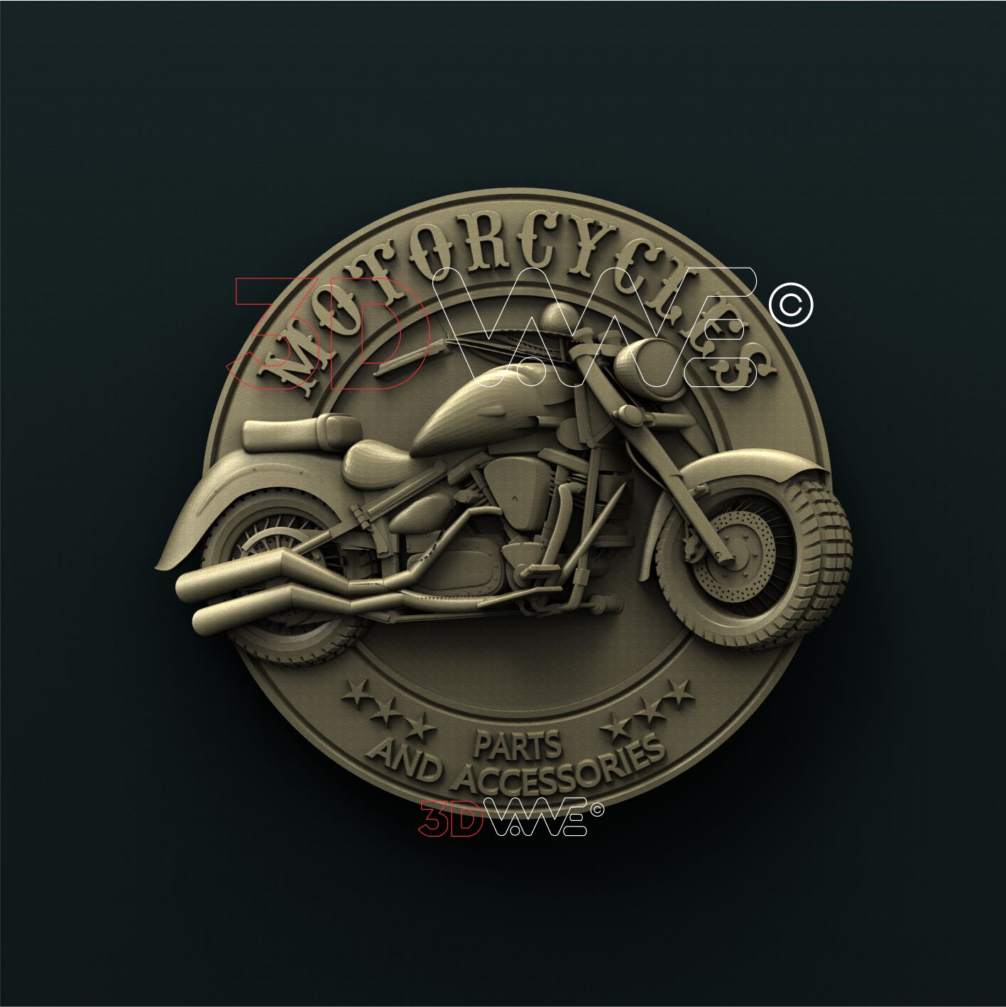 2604. MOTORCYCLE SIGN 2604. MOTORCYCLE SIGN