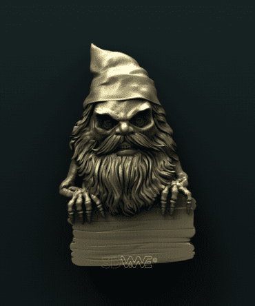 1558. Gnome welcome sign