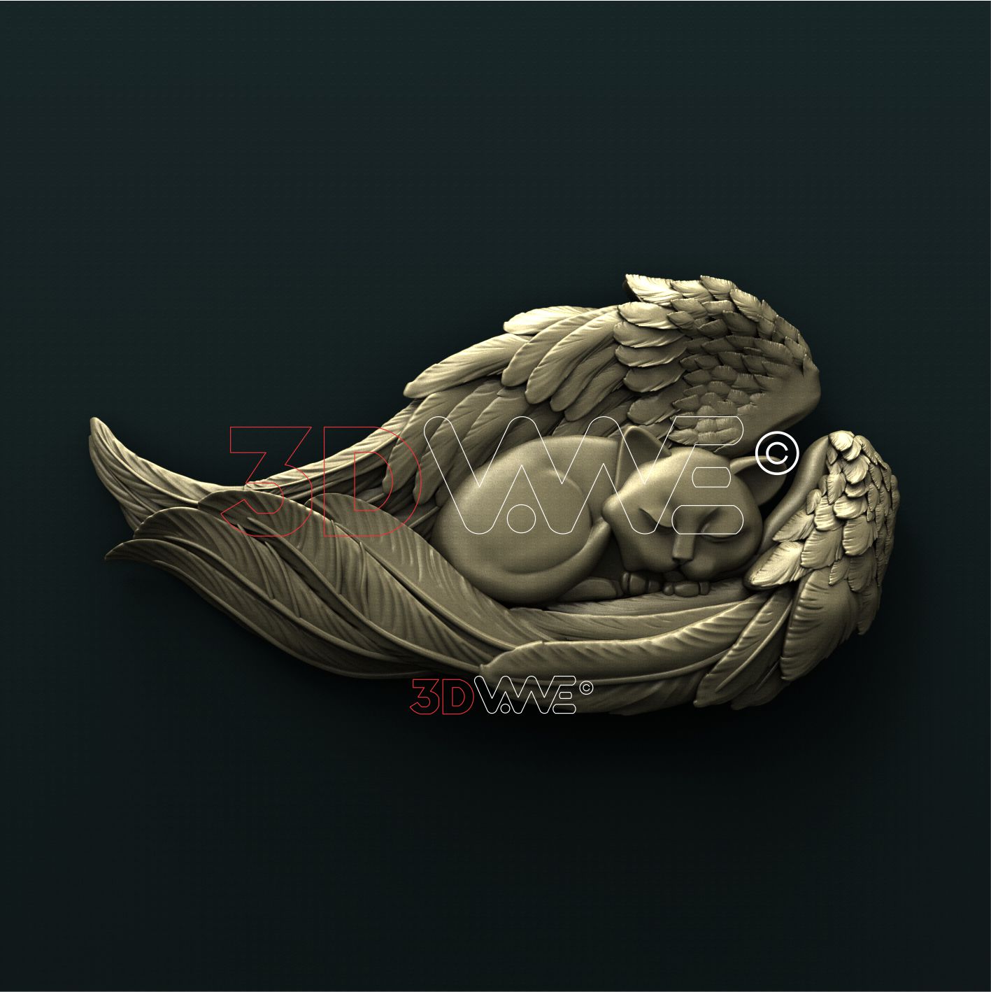 Cat Wood Carving All American Woodworks