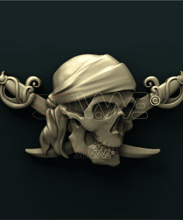 2344. PIRATE SKULL