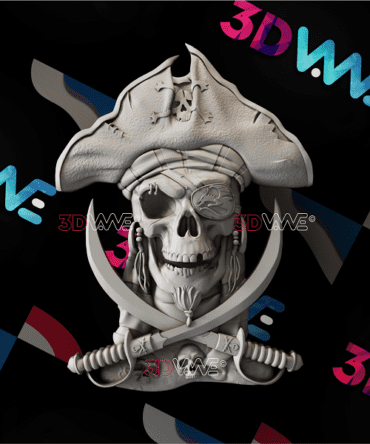 2735. PIRATE SKULL