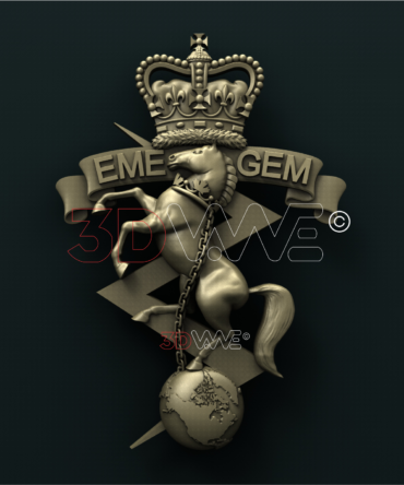 Electrical and mechanical engineering branch badge, canadian forces