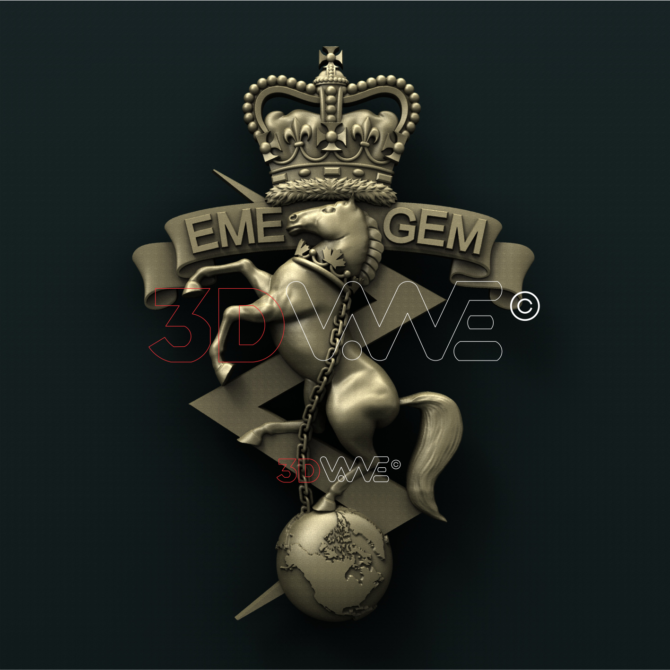 Electrical and mechanical engineering branch badge, canadian forces