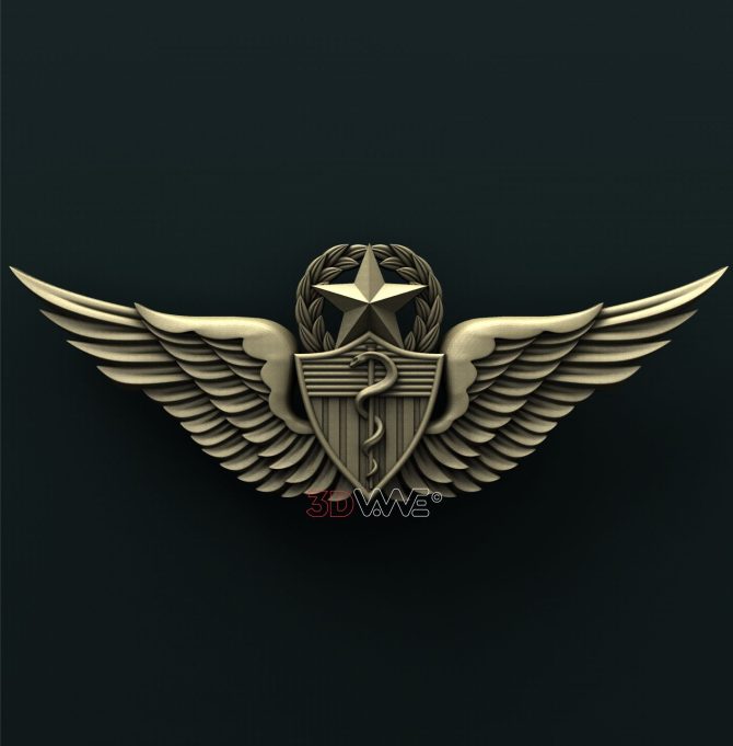 Army Master Flight Surgeon Badge