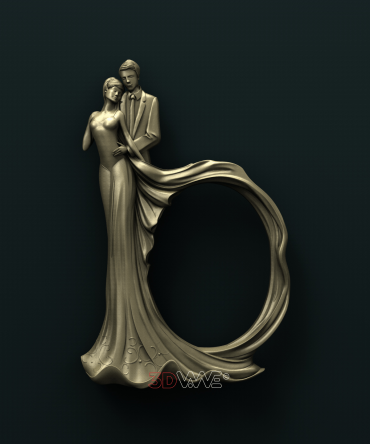 Wedding picture frame