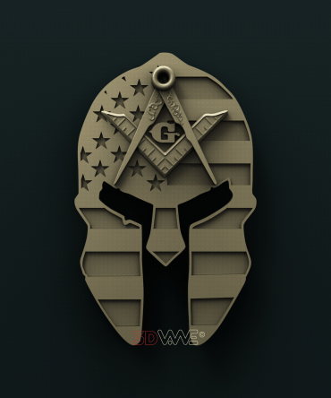 American masonic helmet
