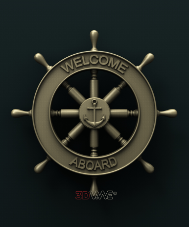 Welcome aboard sign